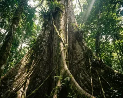 Árbol de Ceiba en la Amazonía