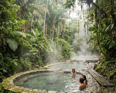 Aguas termales naturales de Shintuya en la selva